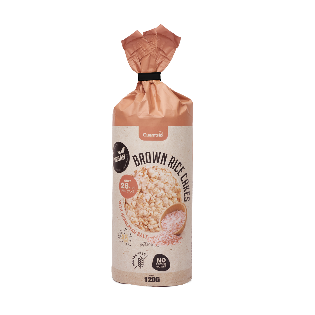 QUAMTRAX BROWN RICE CAKES 120 GR. CON SAL DEL HIMALAYA