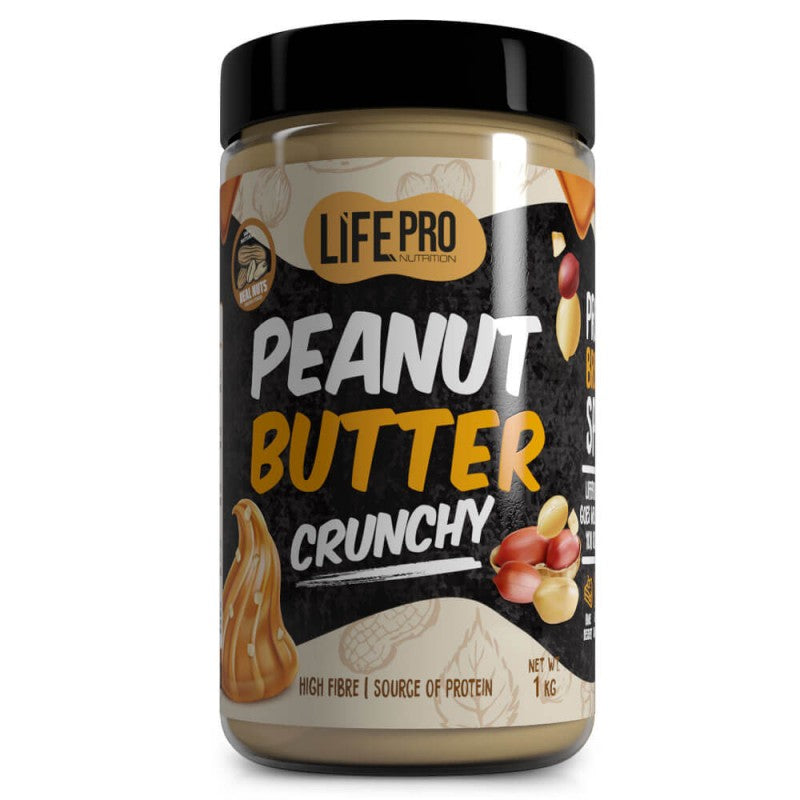 CREMA DE CACAHUETE CRUNCHY LIFEPRO 1KG.