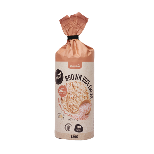 QUAMTRAX BROWN RICE CAKES 120 GR. CON SAL DEL HIMALAYA